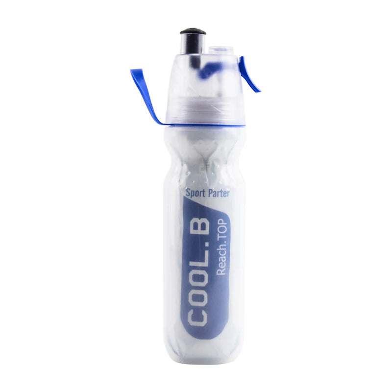 Compact 500Ml Sports Water Bottle for Cycling and Running with Misting Feature