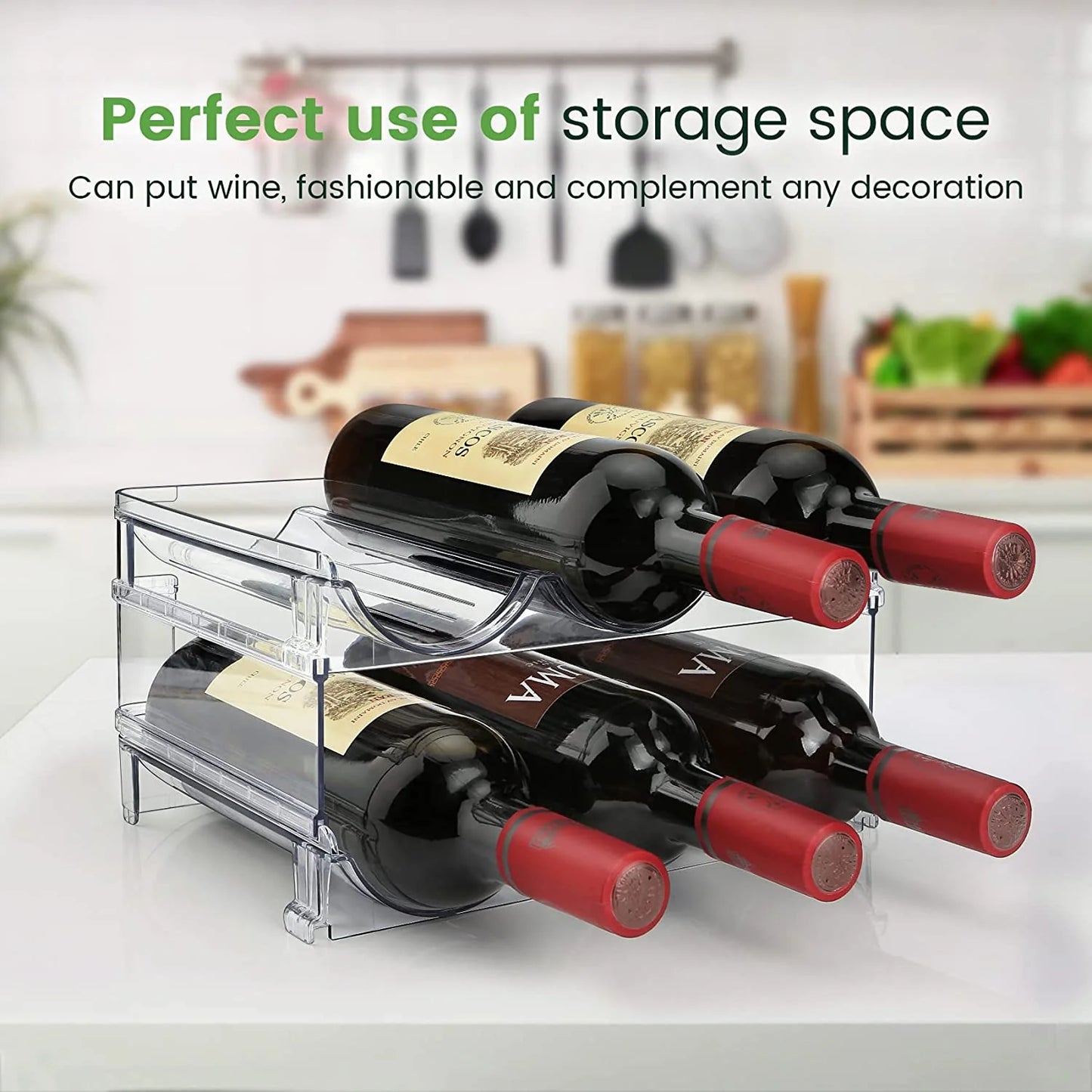 Say Goodbye to Clutter! π Check Out Our 2-Pack Stackable Water Bottle Organizer for Your Cabinet! Perfect for Keeping Your Hydration Essentials Neat and Tidy! π§π₯€ #Homeorganization #Waterbottlestorage