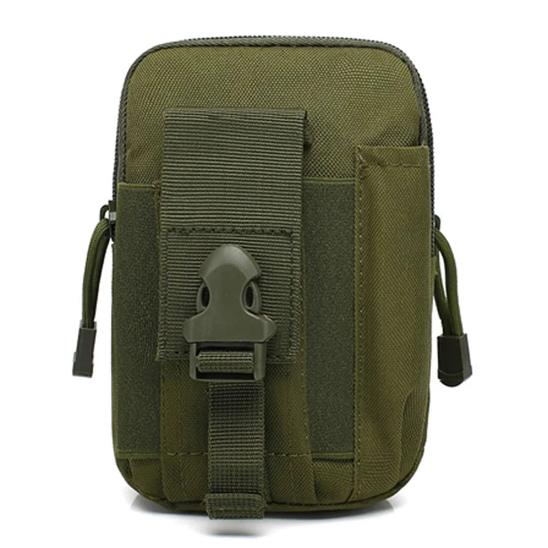 Mobile Phone Case Pouch Waist Bag Waterproof Nylon Multifunction Casual Men Waist Pack Male Small Bag