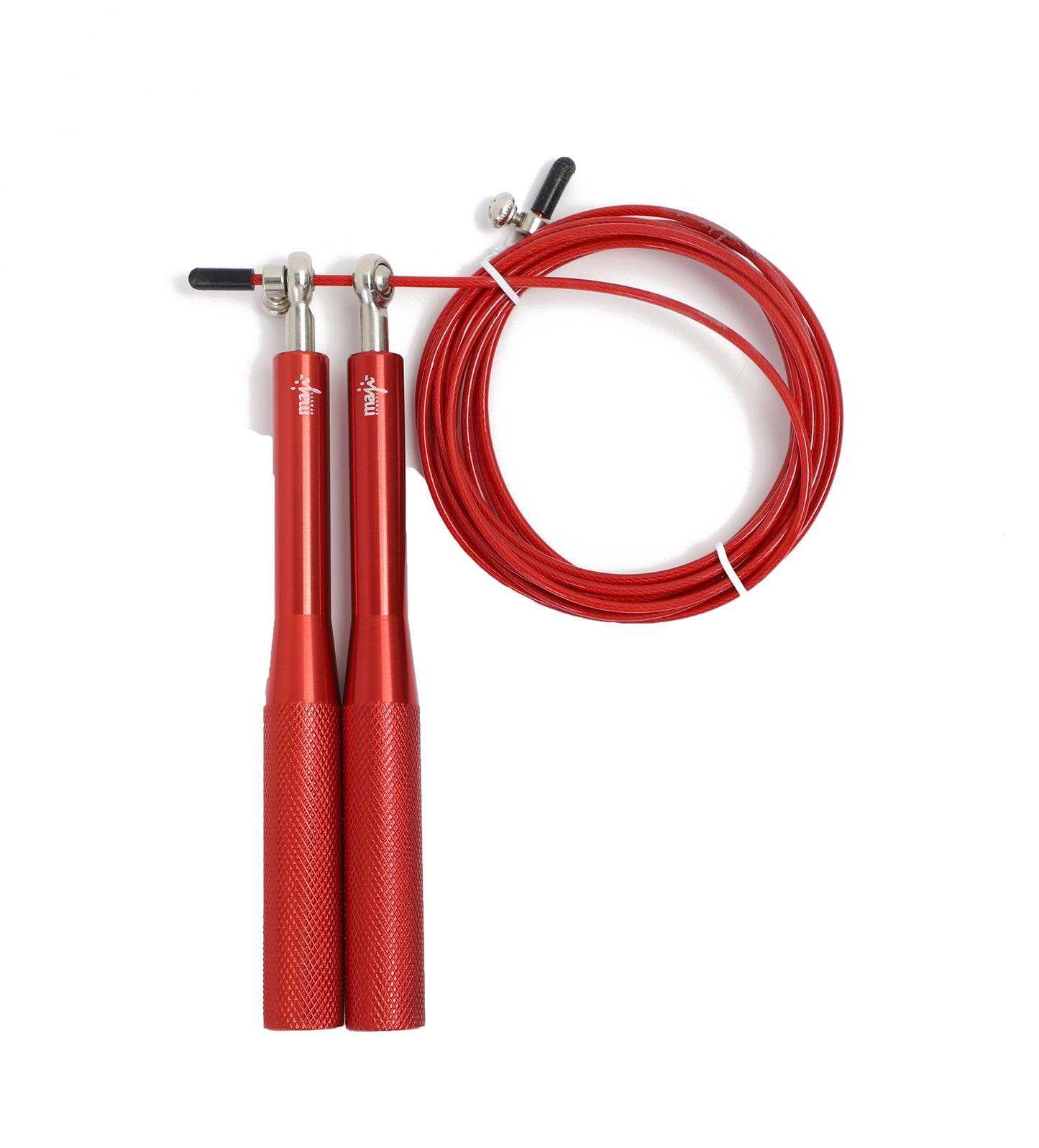 Maji Sports High Speed Jump Rope (With Aluminium Handles) - Red
