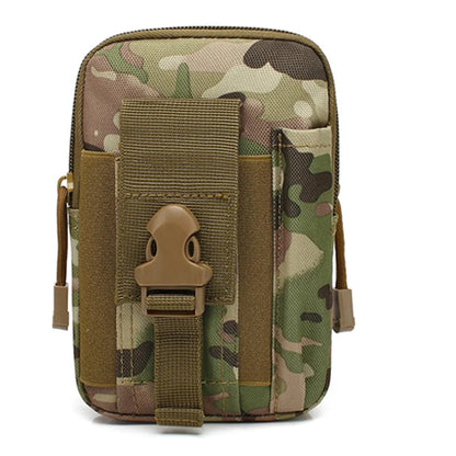 Mobile Phone Case Pouch Waist Bag Waterproof Nylon Multifunction Casual Men Waist Pack Male Small Bag